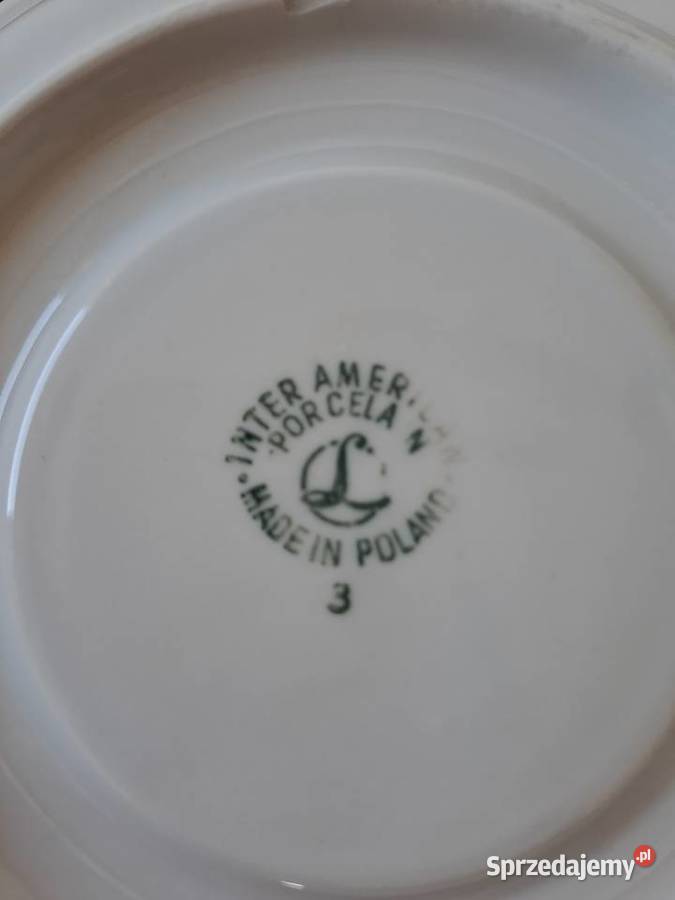 4x PRL talerzyk Lubiana inter american porcelain Pozostałe Warszawa
