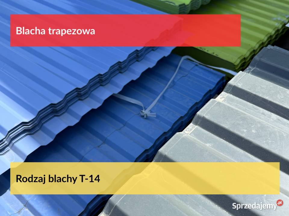Blacha Trapezowa T14 2 gat w kolorze 6005 Puszczykowo sprzedam