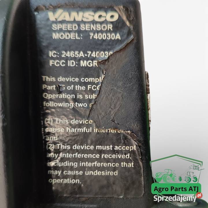 Radar Czujnik Prędkości 36897200 VANSCO