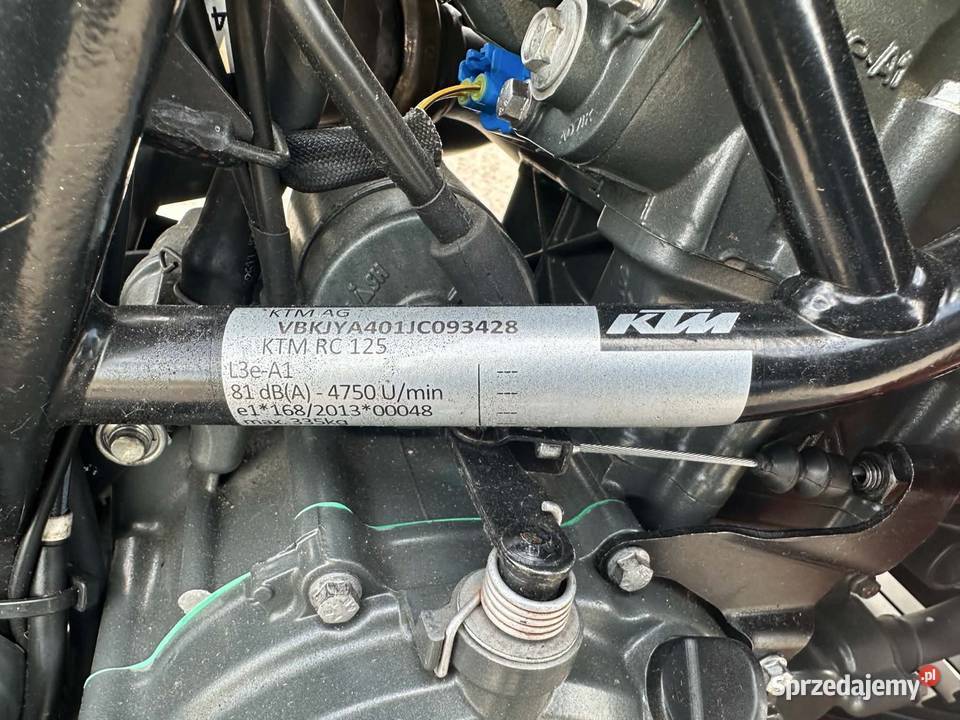 KTM RC 125 2018 Polift ASO Kat B Zamiana Pełczyce