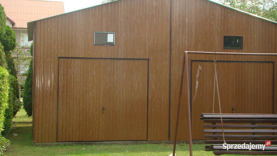 Garaż blaszany 7x6m Hale Blaszane Wiaty Tczew