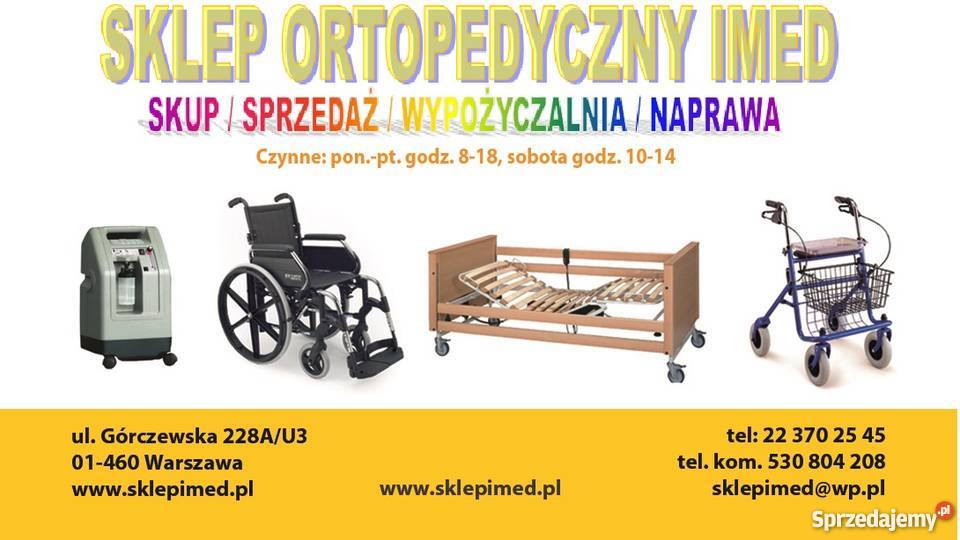 Łóżko Rehabilitacyjne Ortopedyczne Szpitalne - Części Wawa