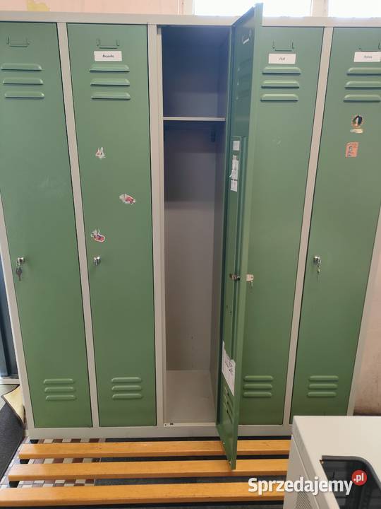 Szafka metalowa z ławką CP Classic Plus 805050