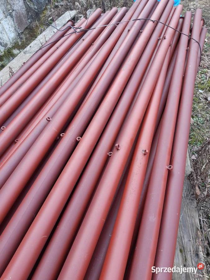 Słupek ogrodzeniowy stalowy 2m rura 42x2 Łęczna