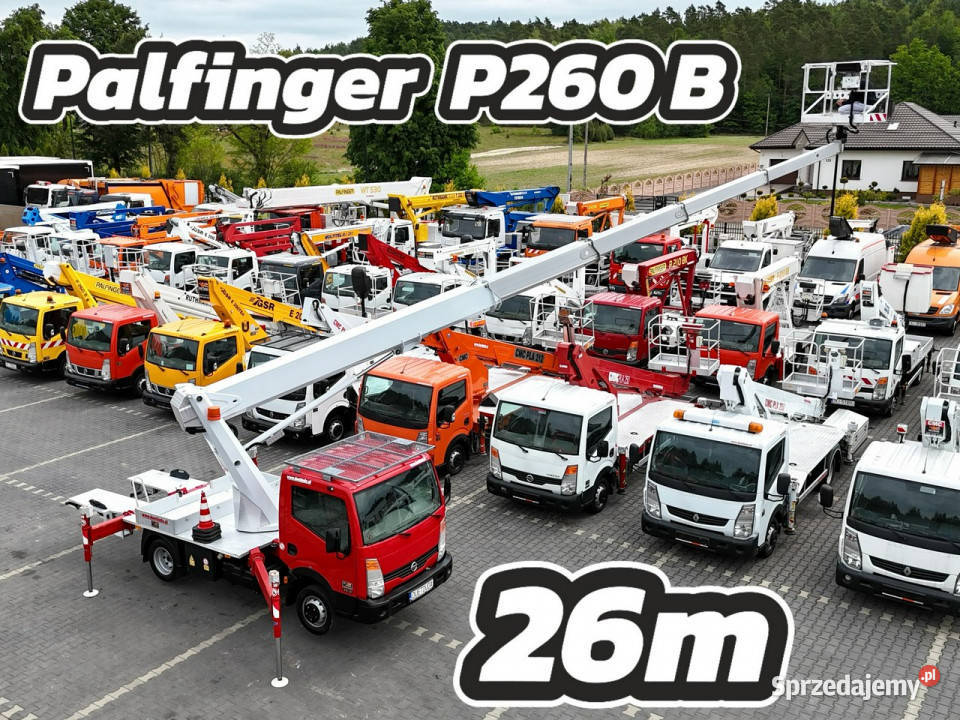 Nissan Cabstar Podnośnik Koszowy 26m Palfinger elektryczne lusterka Widełki sprzedam