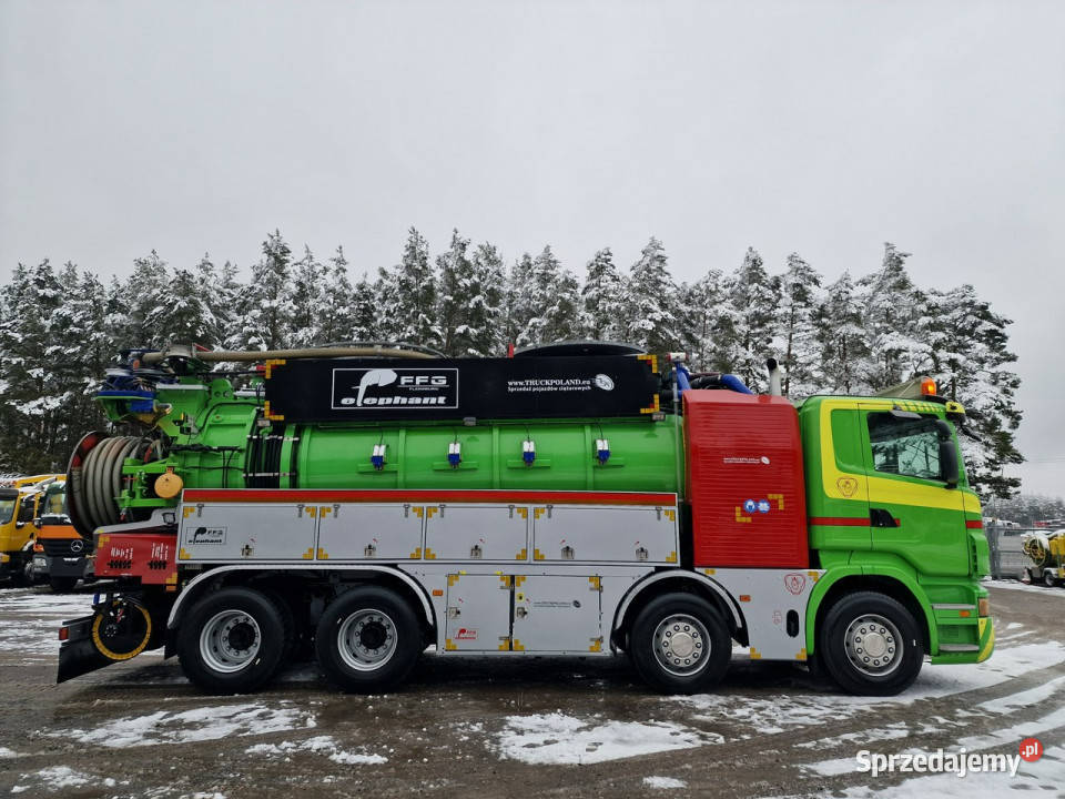 Scania FFG ELEPHANT WUKO KOMBI DO CZYSZCZENIA Rok produkcji 2009 Daleszyce