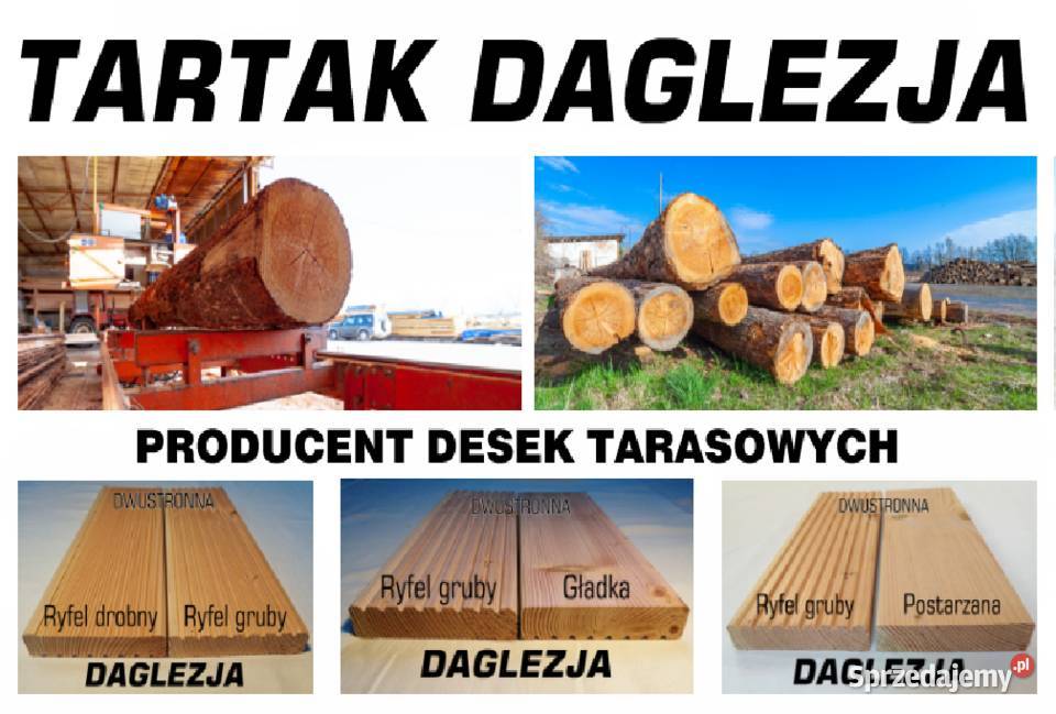 DESKA TARASOWA DAGLEZJA DESKI GŁADKIE HIT Materiały budowlane Jelenia Góra