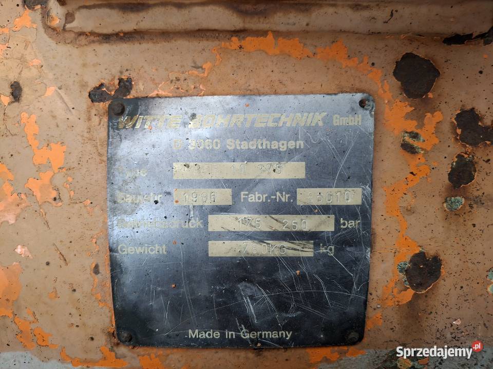 Wiertnica hydrauliczna pozioma D3060 Stadthagen Radomsko