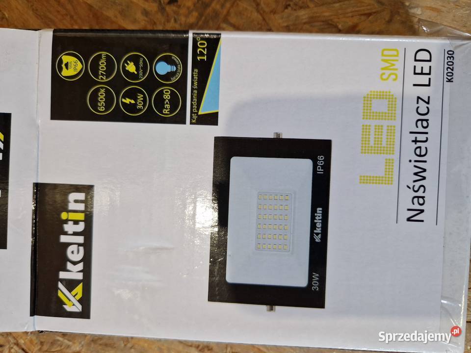 Naświetlacz LED 30W barwa biała zimna 6500K Głogowa
