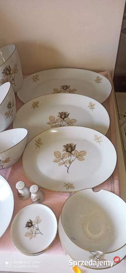 Serwis obiad kawa herbatę Czarna Róża Rosenthal