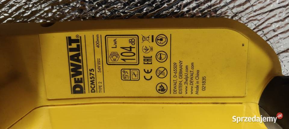 Pilarka łańcuchowa DeWalt 54V Piły Rzeszów