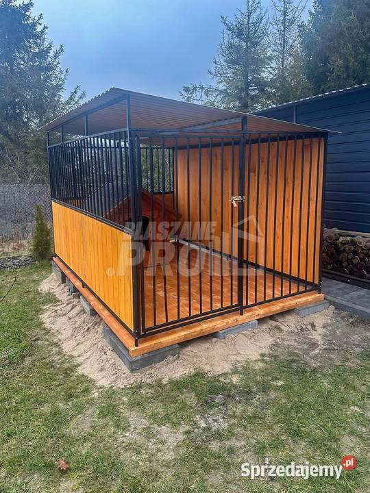 Kojec psów 2x3m Drewniana podłoga ściana Słupsk sprzedam