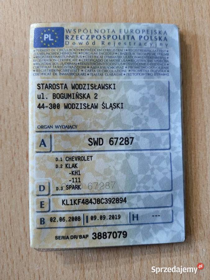 Chevrolet Spark Wodzisław Śląski