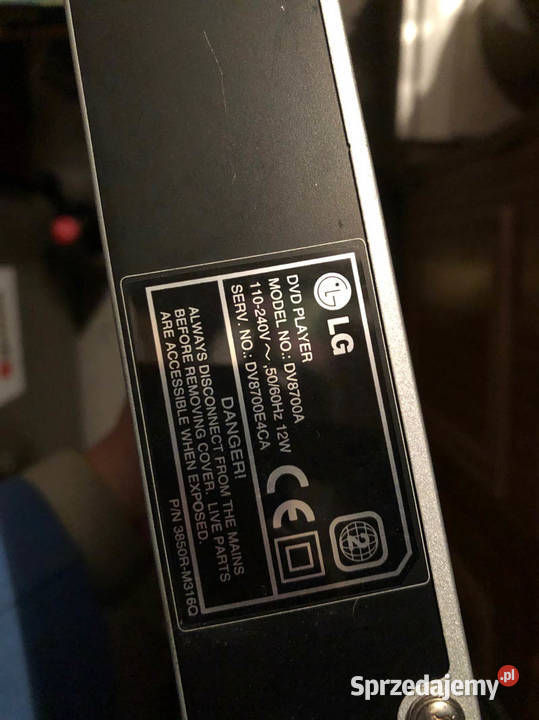 Odtwarzacz DVD LG DV8700H części LG Kielce