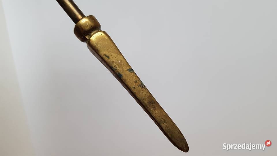 Stary mosiężny zestaw kominkowy mosiądz Dąbrowa Górnicza sprzedam