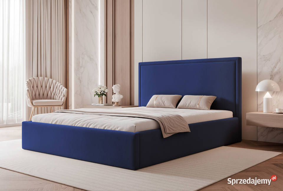 Łóżko tapicerowane z pojemnikiem Asuro rożne Tarchały Małe