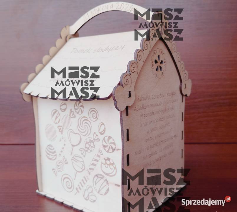 Domek słodyczy Babci Dziadka na dzień dziadów Racot