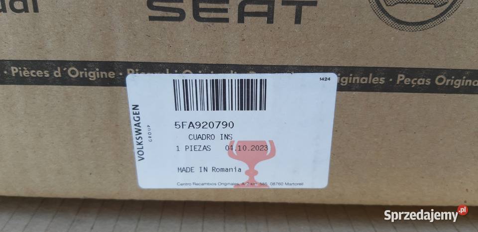 SEAT LEON IV LICZNIK ZEGARY VIRTUAL PIGITAC osobowe lubuskie Bieleń