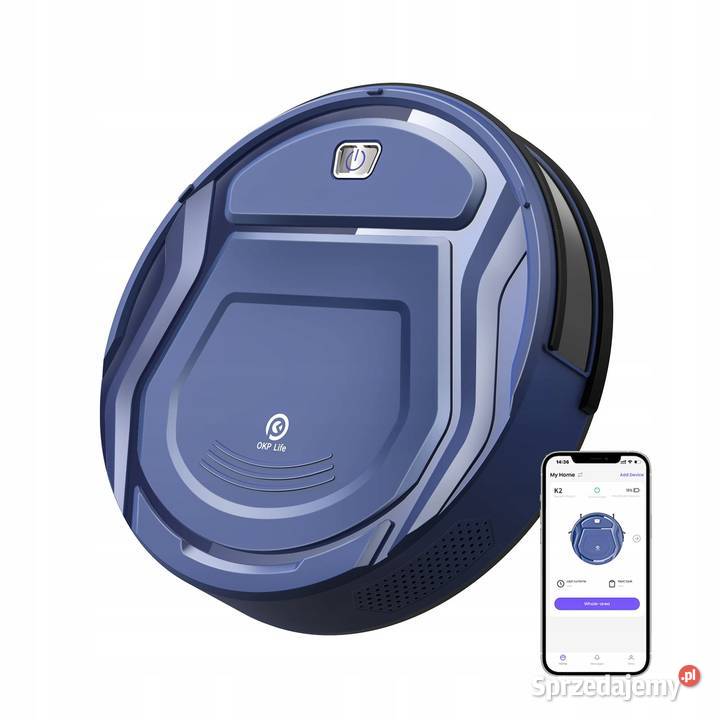 Robot sprzątający OKP Life K2 niebieski Używany Myszyniec