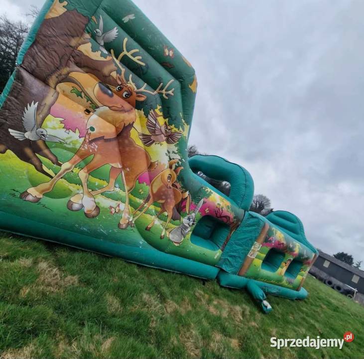 Sprzedam zamki dmuchane 5 Maszynę do waty wielkopolskie Ślesin