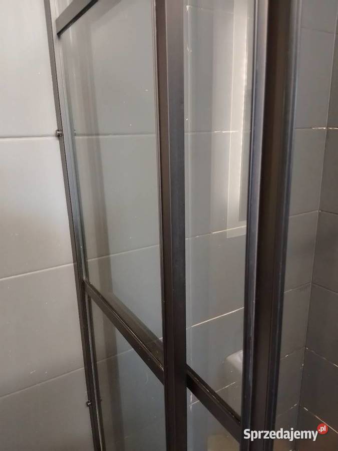 Czarna kabina prysznicowa 80x80x190 sprzedam