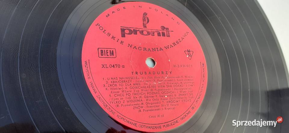 Trubadurzy Krajobrazywinyl vintage pamiątka PRL etno/folk Tuszkowo
