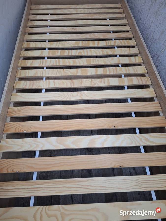 Łóżko z materacem 90X200 dąb sonoma Nakło nad Notecią