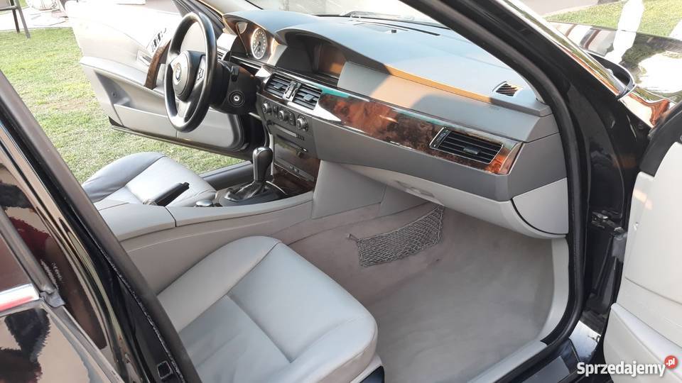 BMW E60 TOURING 530D CZARNA OPŁATACH radio