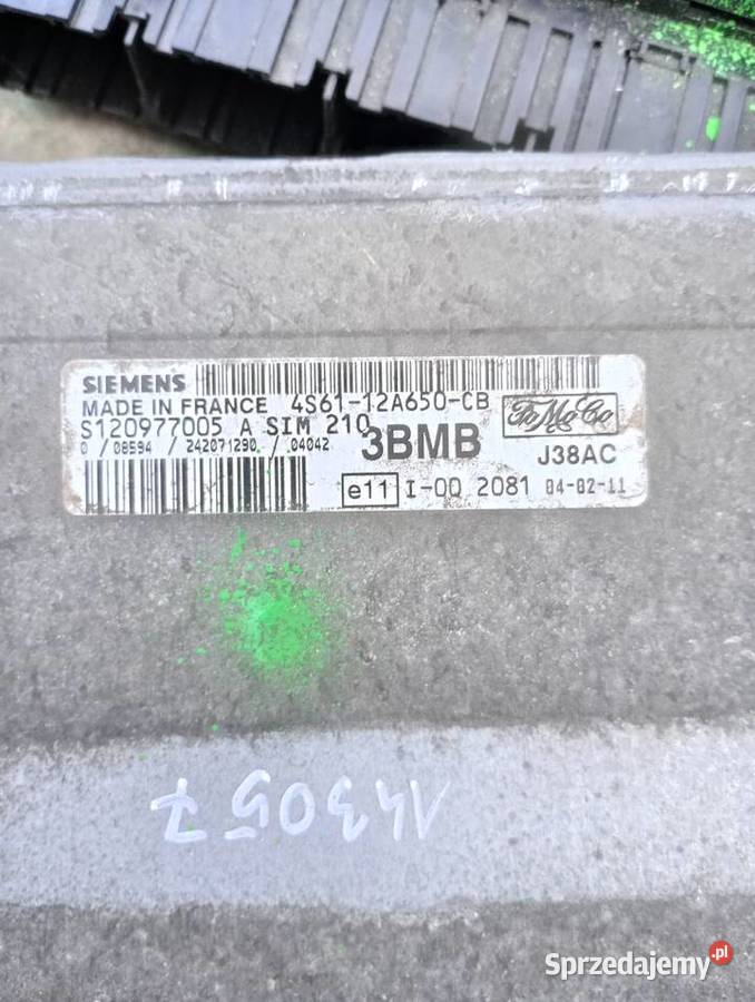 Zestaw startowy ford fiesta mk5mk6 Elektronika Hańsk Pierwszy sprzedam