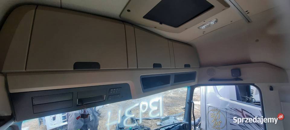Półka Górna Schowek Mercedes Actros mp4 ciężarowe Wyposażenie wnętrza