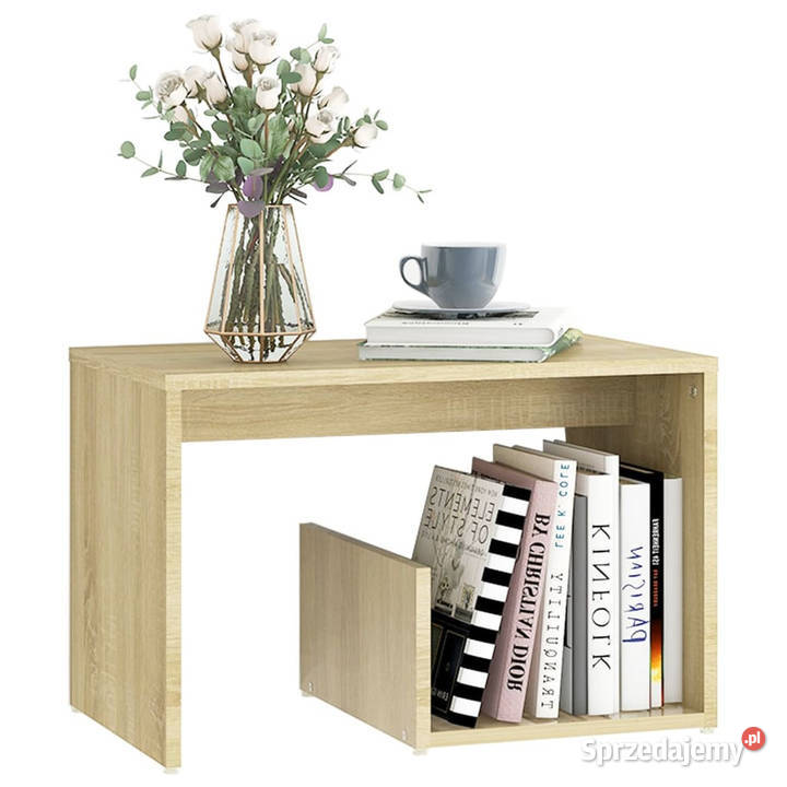 Stolik dąb sonoma 59x36x38 materiał