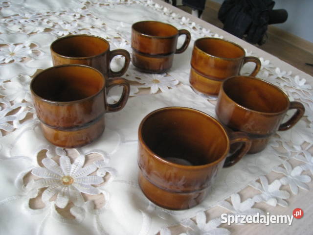 Filiżanki kawowe Tułowice okres PRL sprzedam