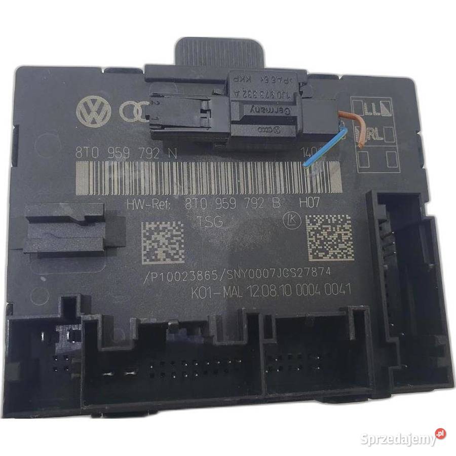MODUŁ STEROWNIK DRZWI AUDI A5 8T 8T0959792B wielkopolskie