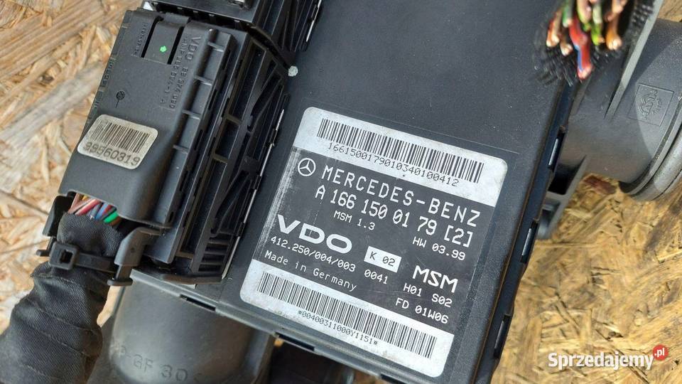 KOMPUTER STEROWNIK SILNIKA A168 A1661500179 osobowe Gliwice