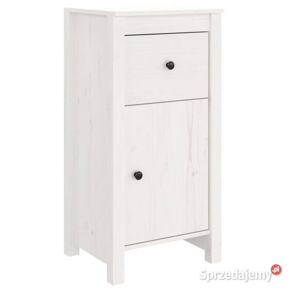 vidaXL Szafka biała 40x35x80 lite drewno Warszawa
