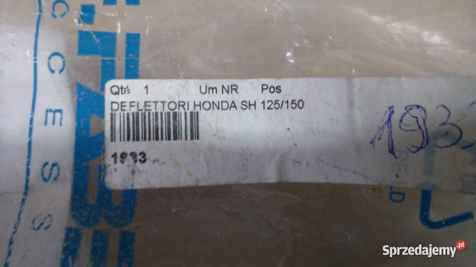 Owiewki boczne osłony FFABBRI Honda SH 125150 Plastiki Bielsk Podlaski sprzedam
