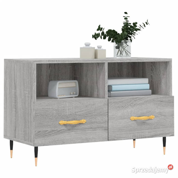 Szafka pod telewizor szary dąb sonoma 80x36x50 Warszawa