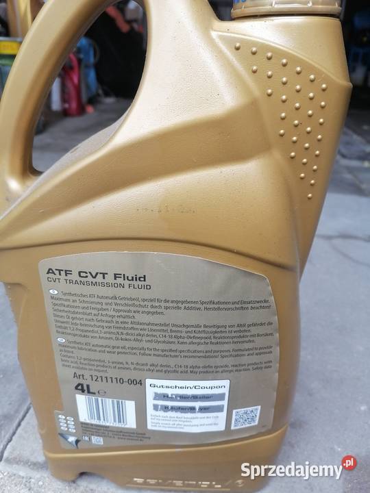 Olej Ravenol do skrzyni multitronic Audi ATF CVT Oleje przekładniowe Będzin