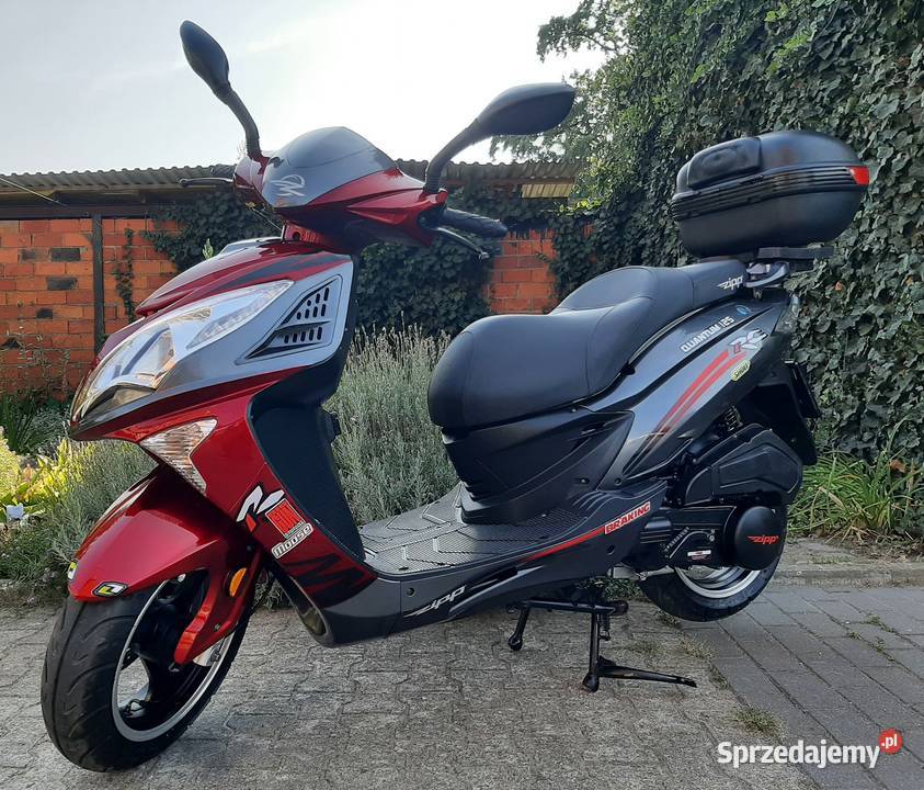 Mega zadbany maxi skuter Zipp Quantum RC 125ccm nieuszkodzony Tuczno