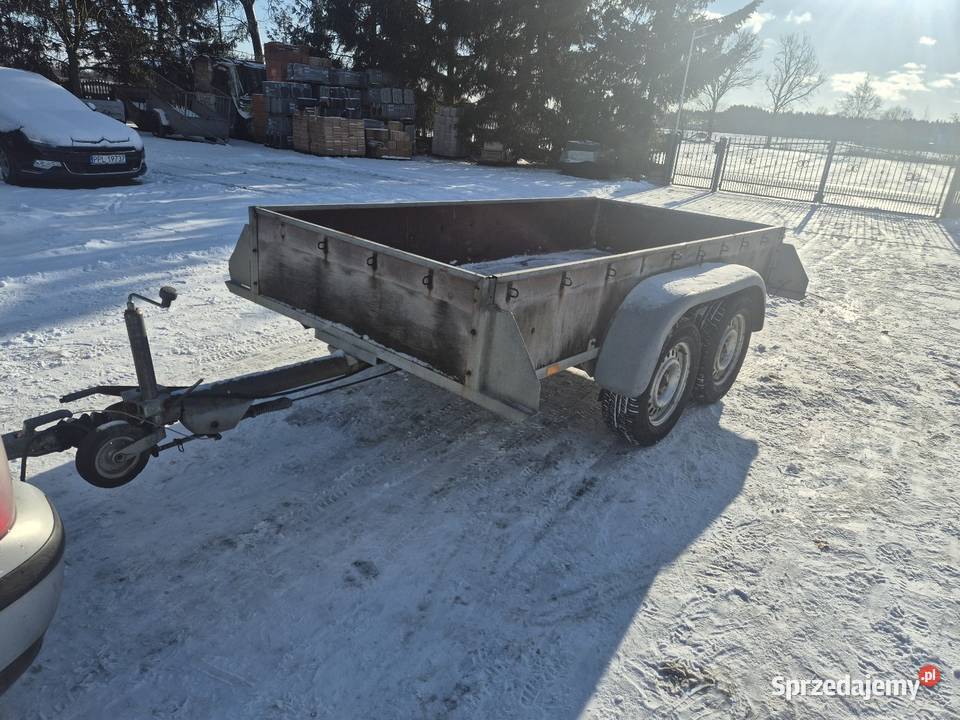 Przyczepka samochodowa 3x14 ładna z dokumentami 1500kg Stara Kaźmierka sprzedam