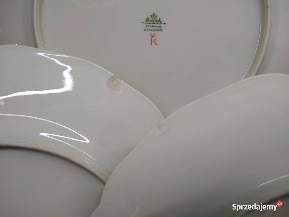 Talerze płytkie Rosenthal Sanssouci Selb 25 wielkopolskie Kalisz