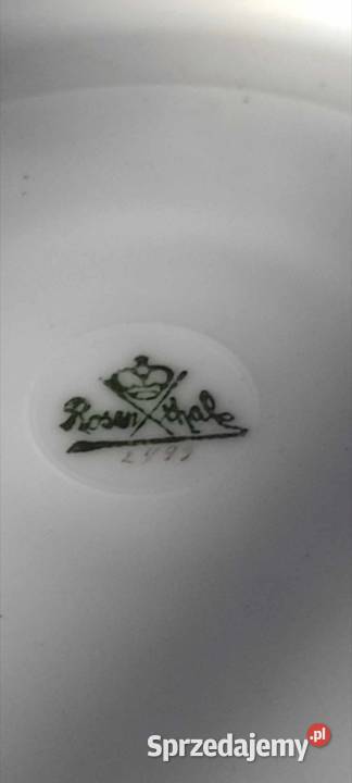 RosenthalFason Secession kobalt i złotolata 20te Porcelana i szkło