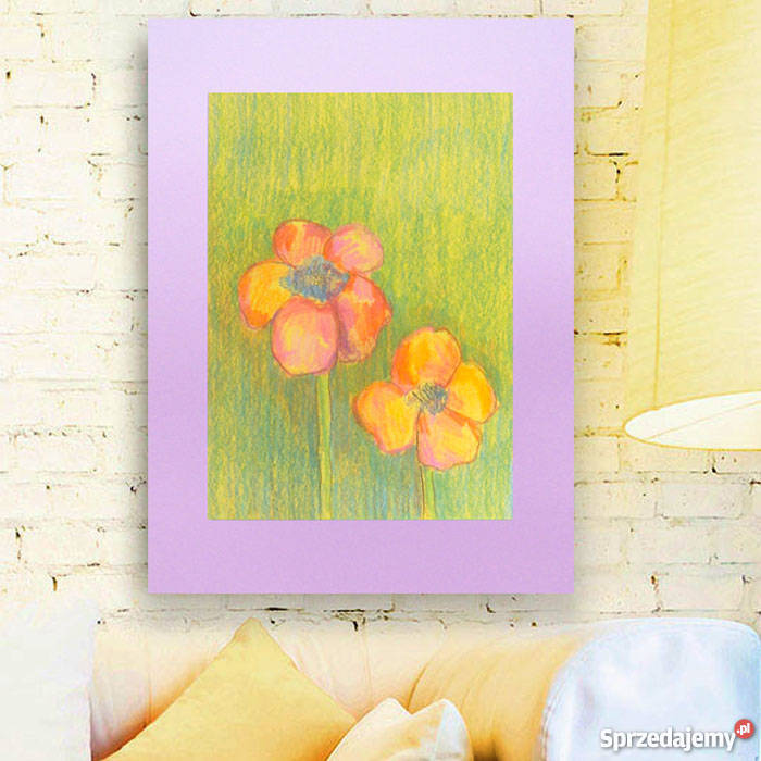 kolorowy obrazek do pokojuszkic kwiató Katowice