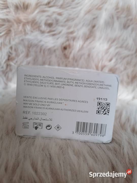 Maison Francis Kurkdjian Gentle Fluidity Gold Perfumy i wody Przysucha