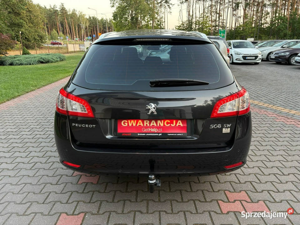 Peugeot 508 SW 16 turbo 156 Panorama dach Hak mazowieckie Lipówki