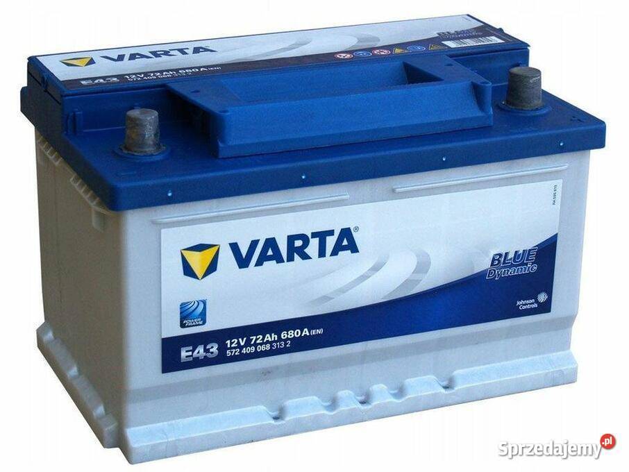 Akumulator VARTA Blue Dynamic E43 72Ah 680A EN sprzedam