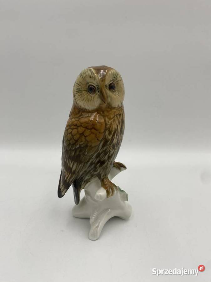 Porcelanowa figura Sowa Ens 15 Poznań