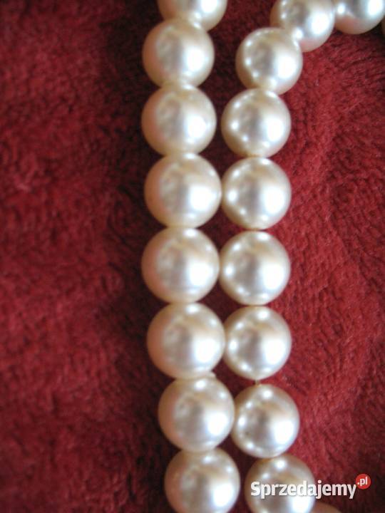 Perły krótki naszyjnik z kremowych pereł i Dla kobiet Siedlce