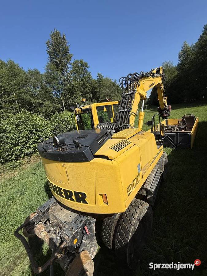 Koparka Liebherr Dwudrogowa z wagonikiem Łochów