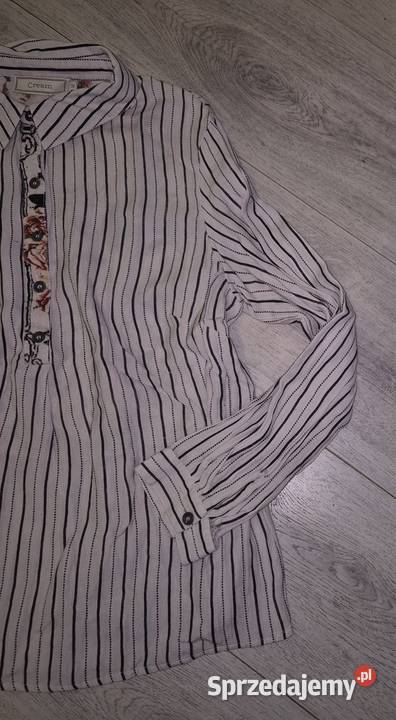 Koszula damska kwiaty 38M biały